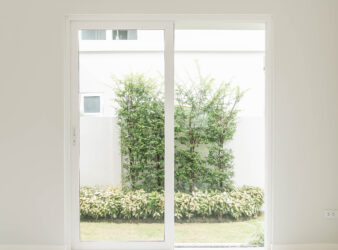 Home empty door living room interior