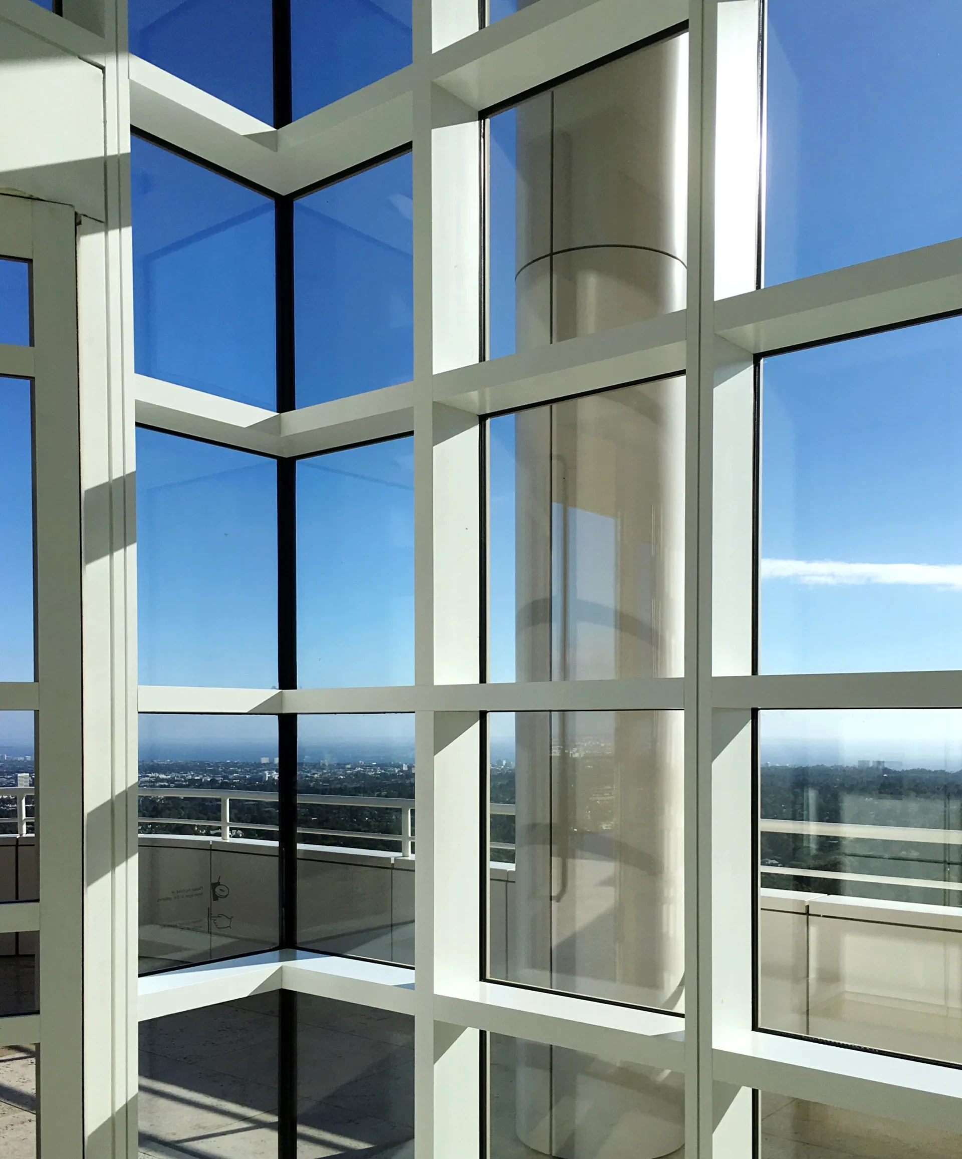 Northbrook blue sky seen from window (1)