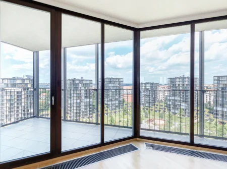 Contact Us modern white empty loft apartmen