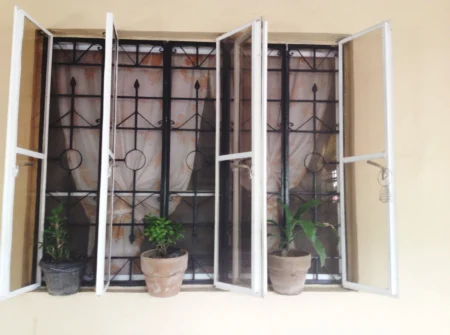 Casement Windows potted plants window sill (1)